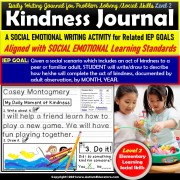 Acts of Kindness Read and Write Journal for Social Emotional Learning at SCHOOL